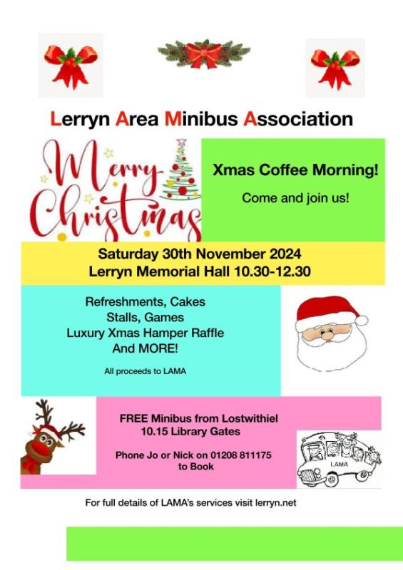 LAMA Christmas Coffee Morning